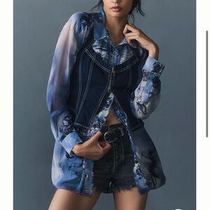 Anthropologie Pilcro Rhinestone Shorts NWT